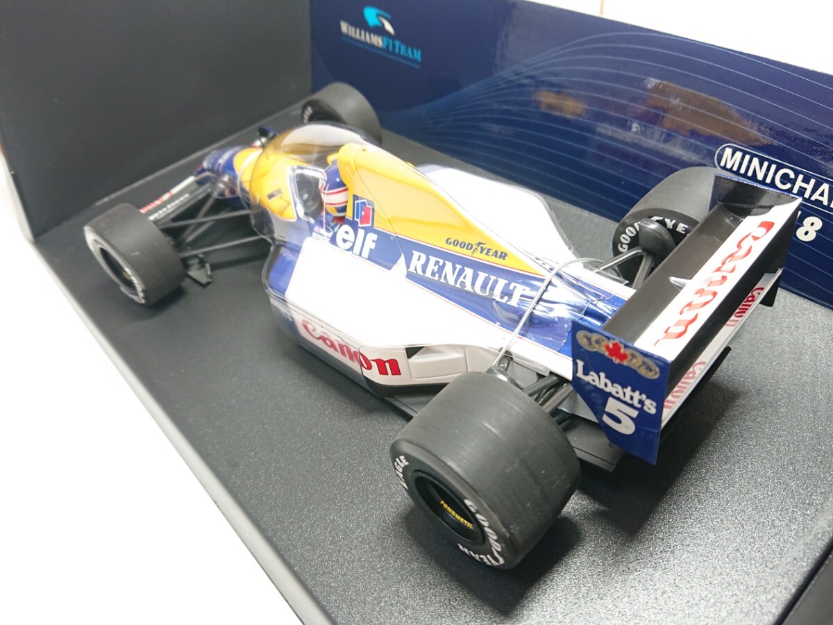 1/18 ミニチャンプス ウィリアムズ ルノー FW14 ナイジェル・マンセル 1991 910005 _画像4