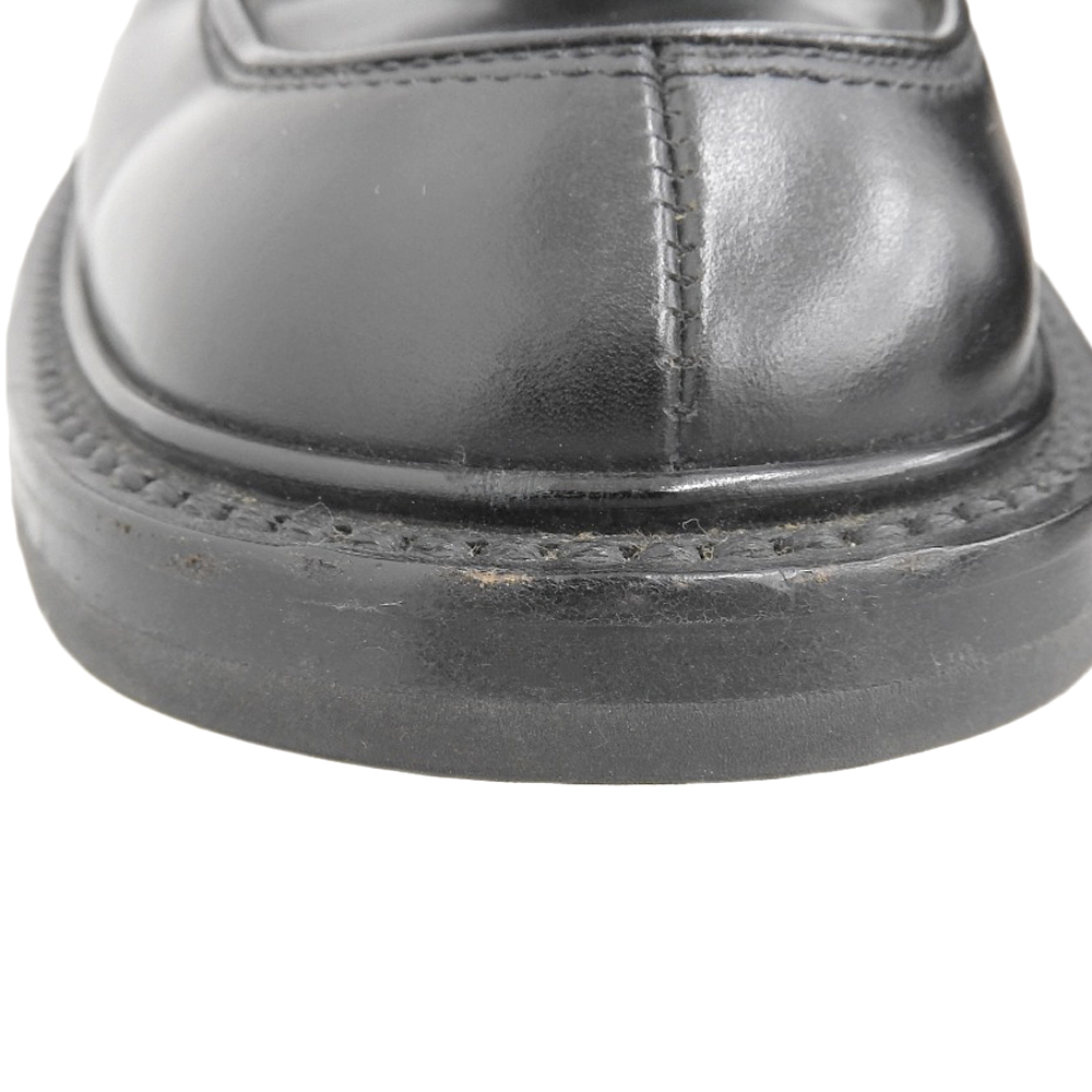 SILVANO MAZZA シルバノマッツァ Uチップ スクエアトゥシューズ メンズ ブラック 8_画像5