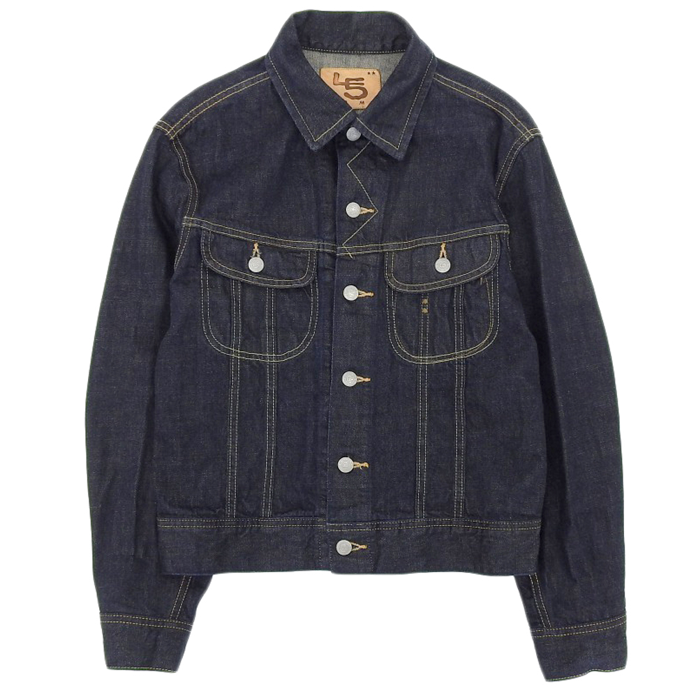 45rpm four ti пять a-rupi- M lai пшеница Denim. 908 G Jean жакет женский индиго 2