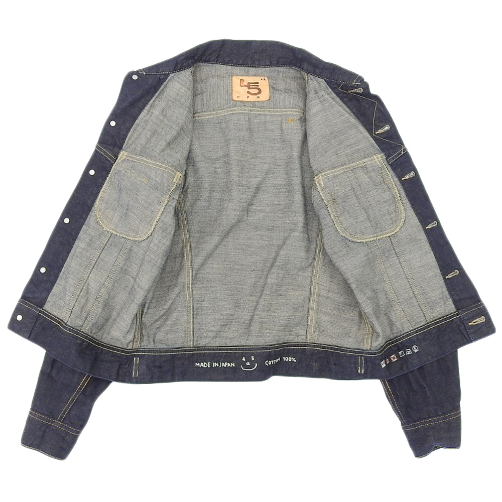 45rpm four ti пять a-rupi- M lai пшеница Denim. 908 G Jean жакет женский индиго 2