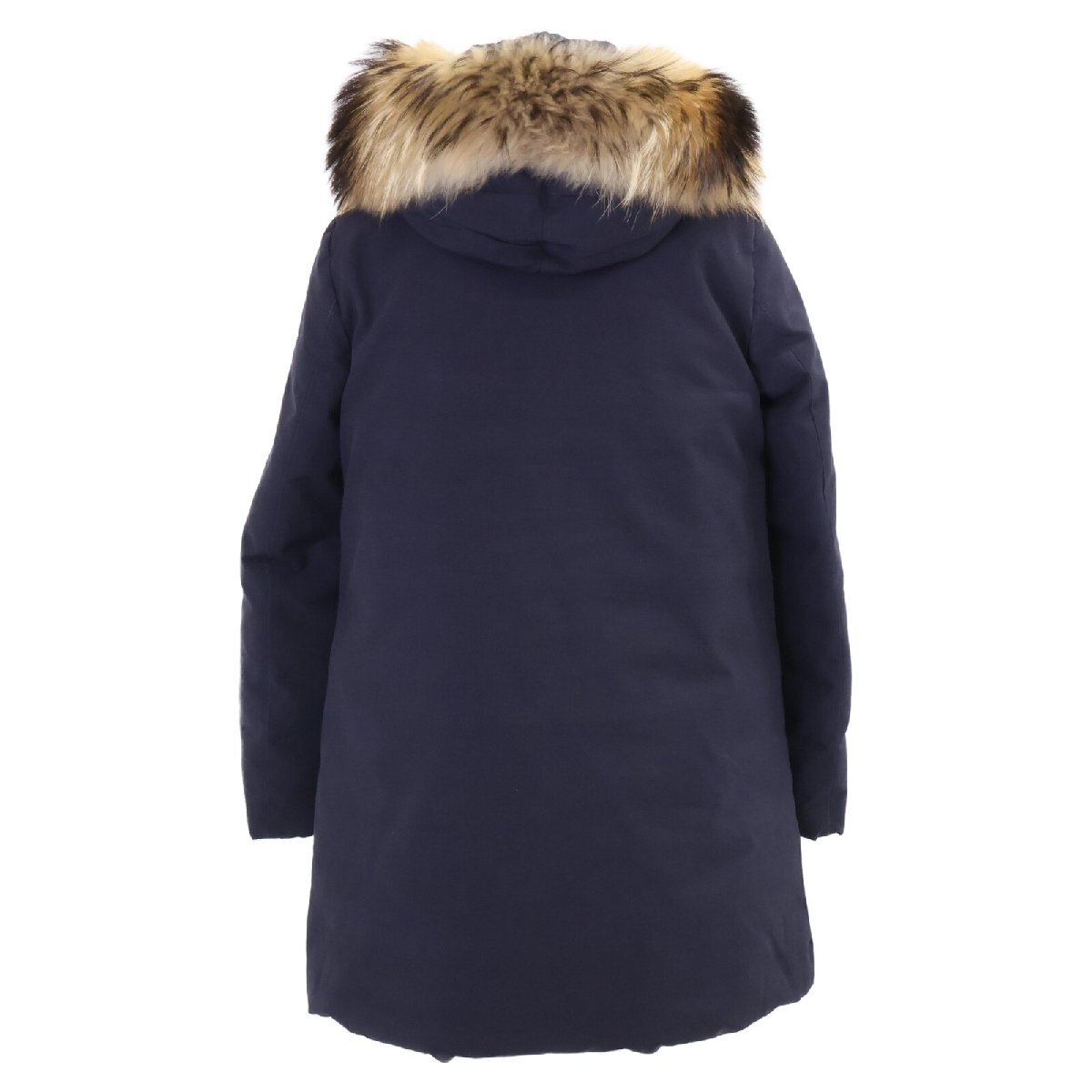 MONCLER モンクレール DIMITRA ディミトラ ファー付フーディダウン ジャケット 0 ネイビー レディース_画像3