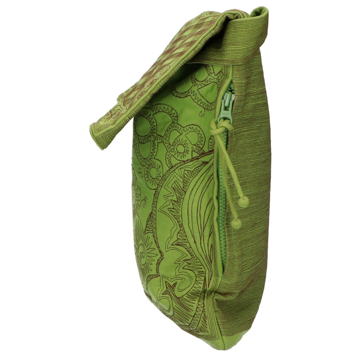 TAMASHA タマシャ 刺繍入り ショルダーバッグ グリーン レディース_画像3