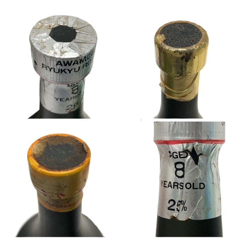 泡盛 + 焼酎 6本セット れんと 白ゆり 寝太郎 珊瑚礁 琉球浪漫 まさひろ五頭馬 古酒 いずれも720ml 【未開栓品】 22510K3336_画像9