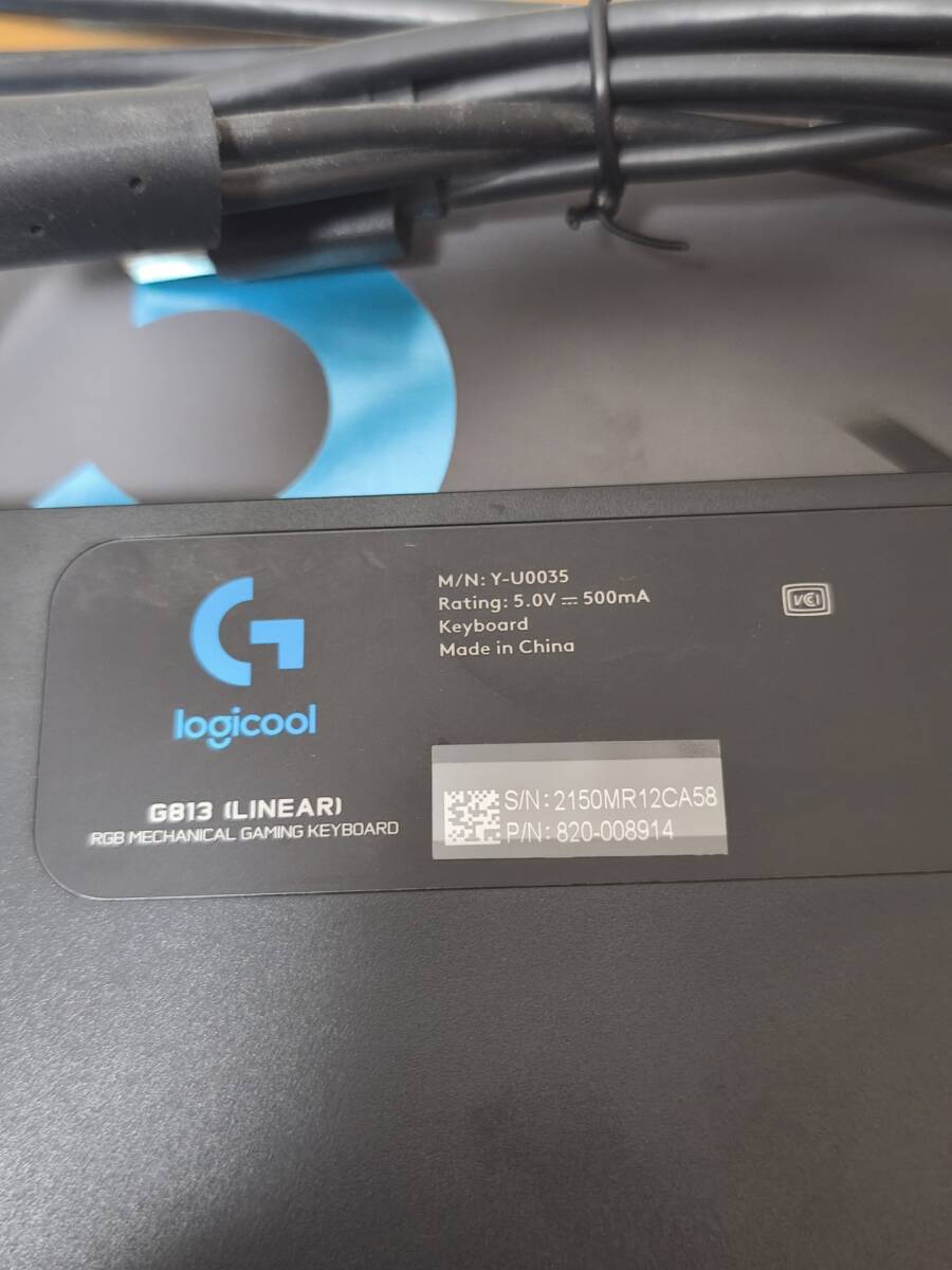 ★☆logicool ロジクール G813 リニア 中古 難あり 送料無料☆★_画像5