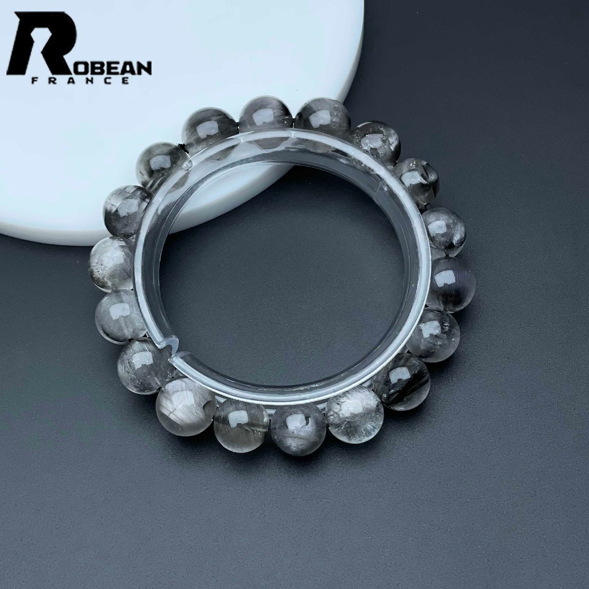 綺麗 EU製 定価56万円★ROBEAN・ブルッカイトインクォーツ★パワーストーン アクセサリー ブルッカイト 天然石 10.9-12.3mm M0521300_画像1