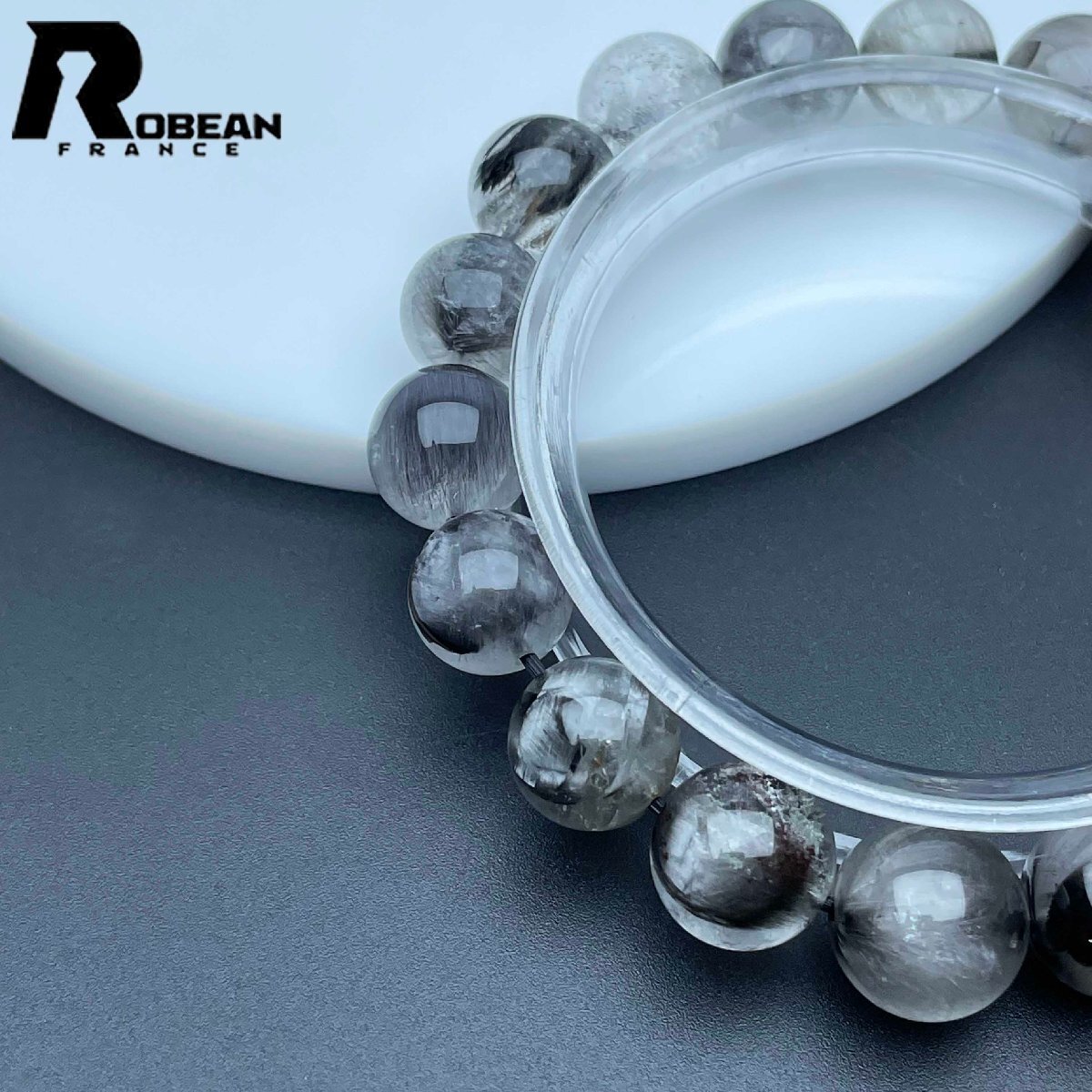 綺麗 EU製 定価56万円★ROBEAN・ブルッカイトインクォーツ★パワーストーン アクセサリー ブルッカイト 天然石 10.9-12.3mm M0521300_画像4