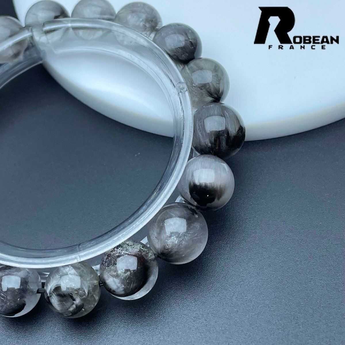 綺麗 EU製 定価56万円★ROBEAN・ブルッカイトインクォーツ★パワーストーン アクセサリー ブルッカイト 天然石 10.9-12.3mm M0521300_画像5