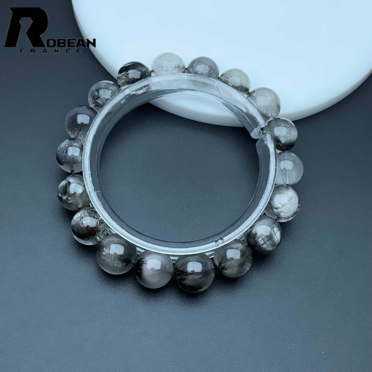 綺麗 EU製 定価56万円★ROBEAN・ブルッカイトインクォーツ★パワーストーン アクセサリー ブルッカイト 天然石 10.9-12.3mm M0521300_画像3