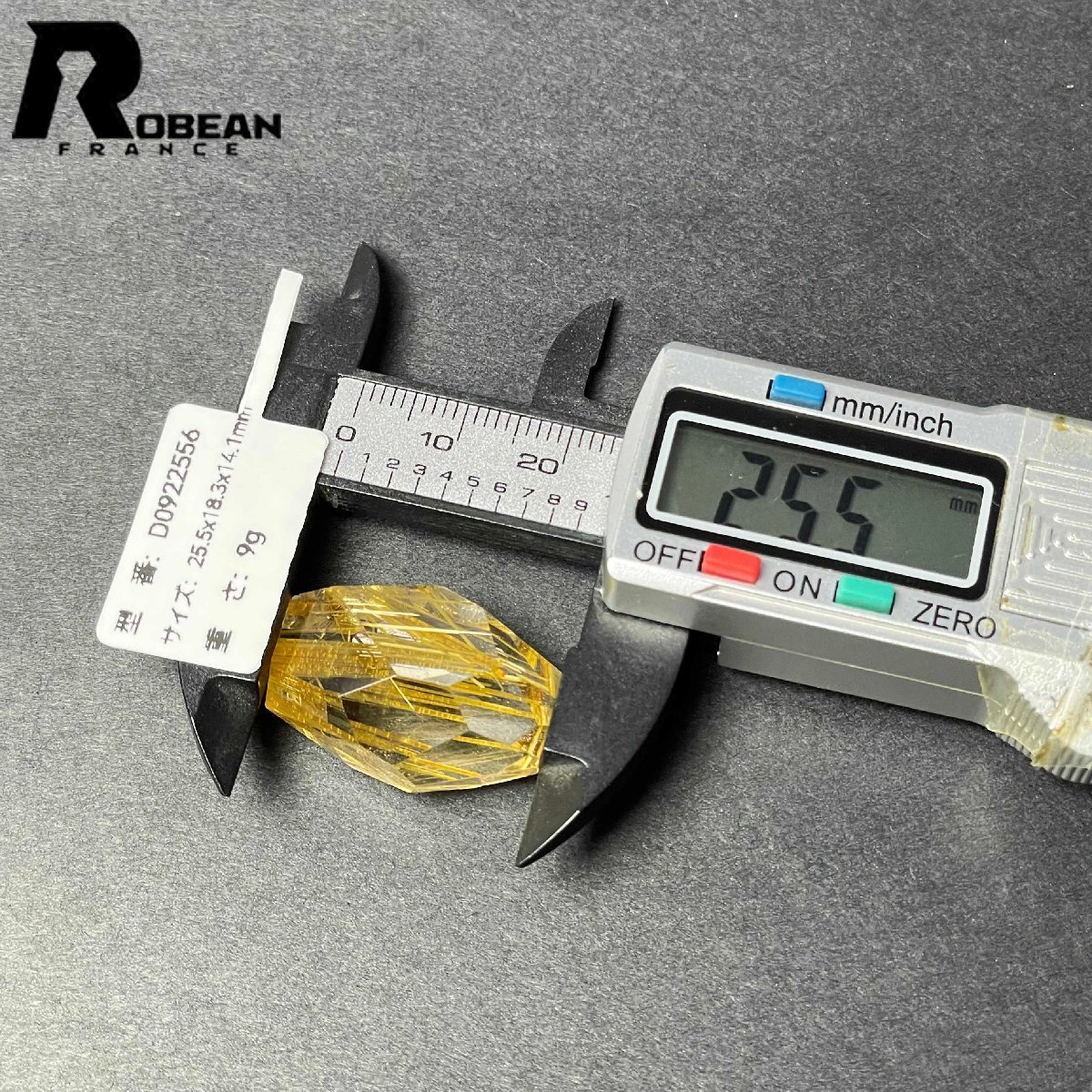 綺麗 EU製 定価48万円★ROBEAN・黄金タイチンルチル★パワーストーン アクセサリー 天然石 原石 金運 お守り 25.5*18.3*14.1mm D0922556_画像10