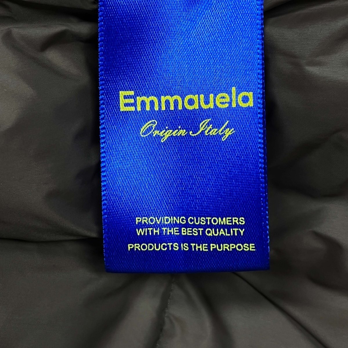 高級・ダウンジャケット 定価10万◆Emmauela・イタリア・ミラノ発◆ダックダウン90% 防寒 防風 無地 マウンテンパーカー コート XL/50_画像10