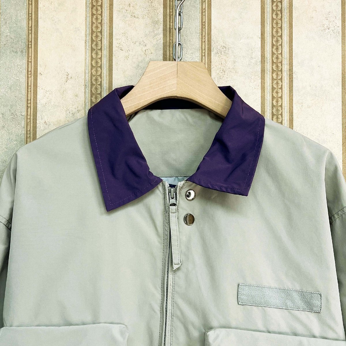  стандартный обычная цена 6 десять тысяч FRANKLIN MUSK* America * New York departure жакет мягкость водоотталкивающий свободно складывать воротник стиль блузон ходить на работу мужской размер 1