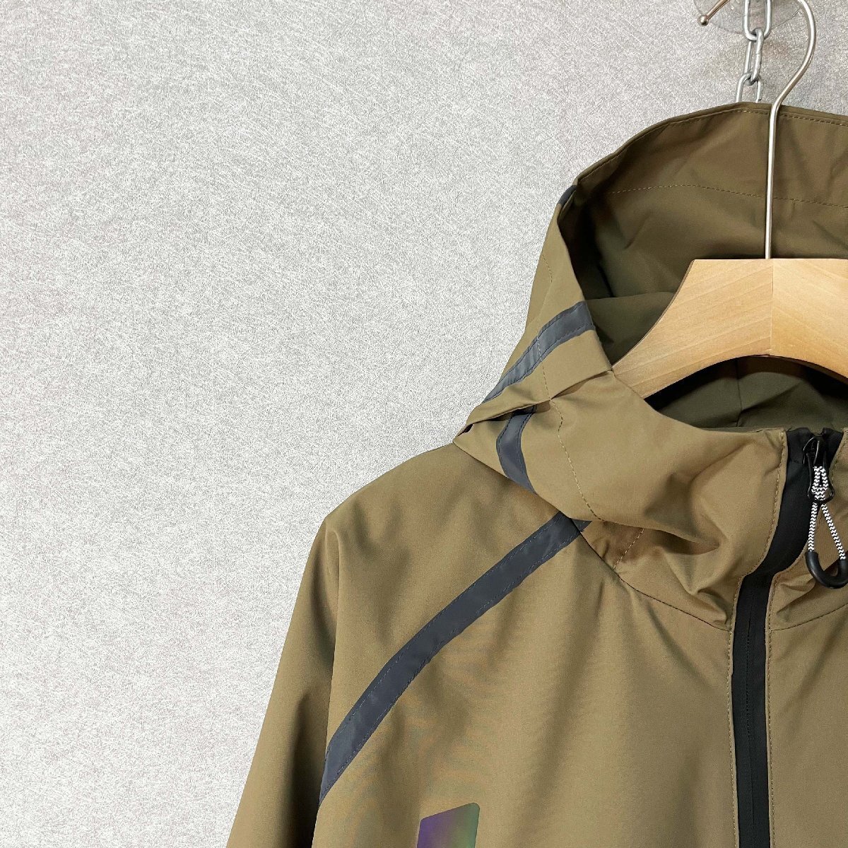 定番・ジャケット 定価6万◆Emmauela・イタリア・ミラノ発◆ソフト 防風 ゆったり マウンテンパーカー アウトドア スポーツウェア 日常 M_画像6