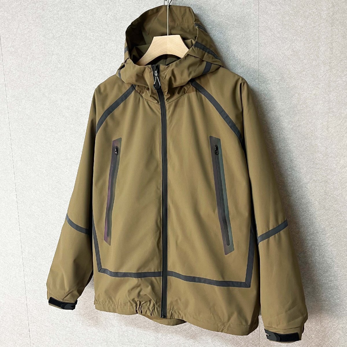 定番・ジャケット 定価6万◆Emmauela・イタリア・ミラノ発◆ソフト 防風 ゆったり マウンテンパーカー アウトドア スポーツウェア 日常 M_画像8