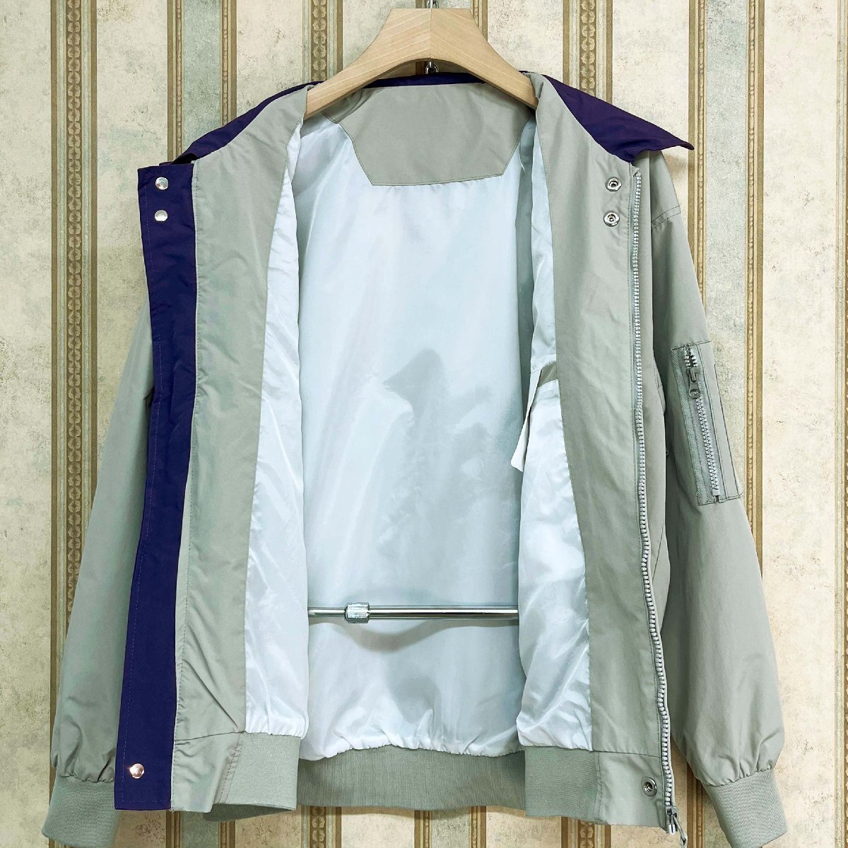  стандартный обычная цена 6 десять тысяч FRANKLIN MUSK* America * New York departure жакет мягкость водоотталкивающий свободно складывать воротник стиль блузон ходить на работу мужской размер 1