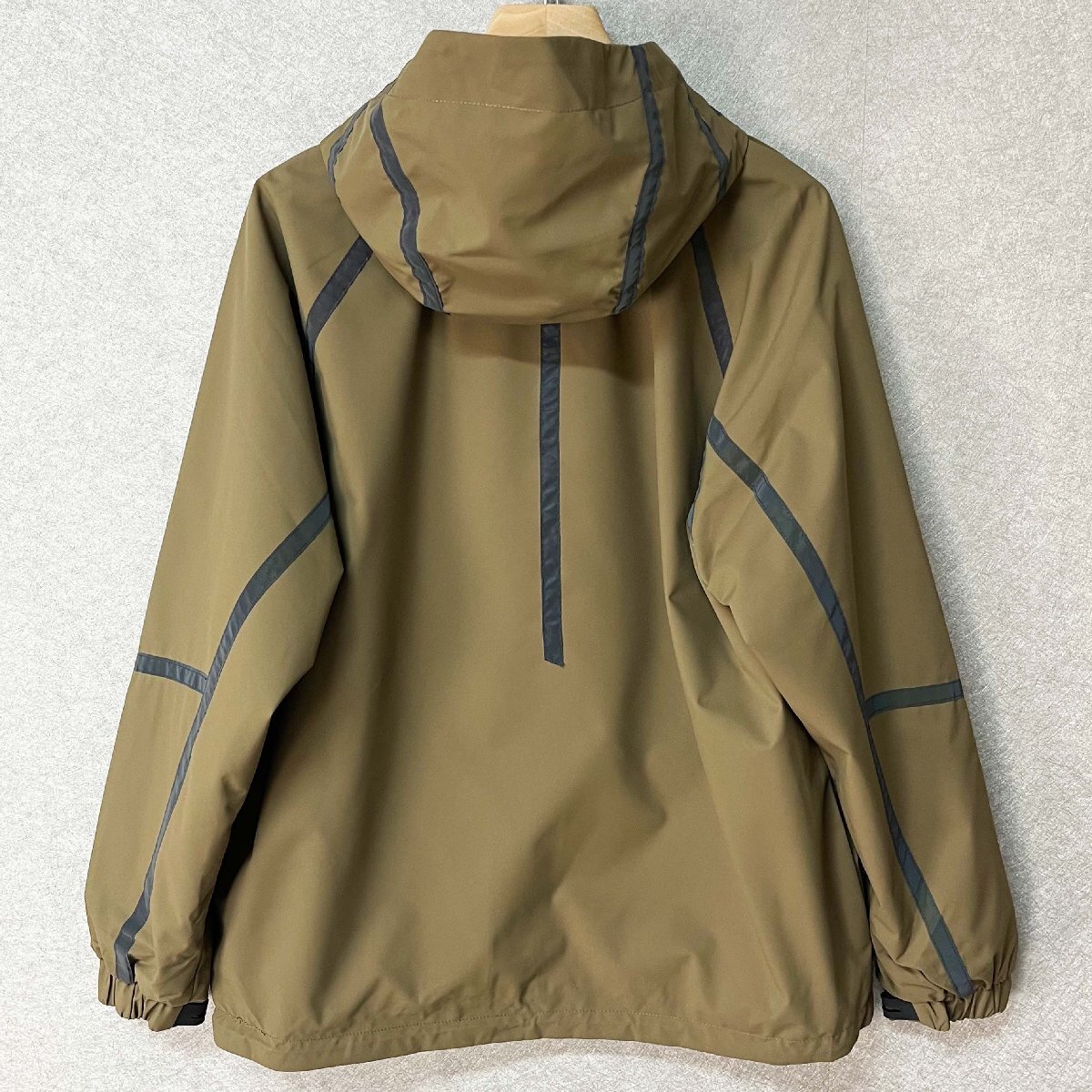 定番・ジャケット 定価6万◆Emmauela・イタリア・ミラノ発◆ソフト 防風 ゆったり マウンテンパーカー アウトドア スポーツウェア 日常 M_画像2