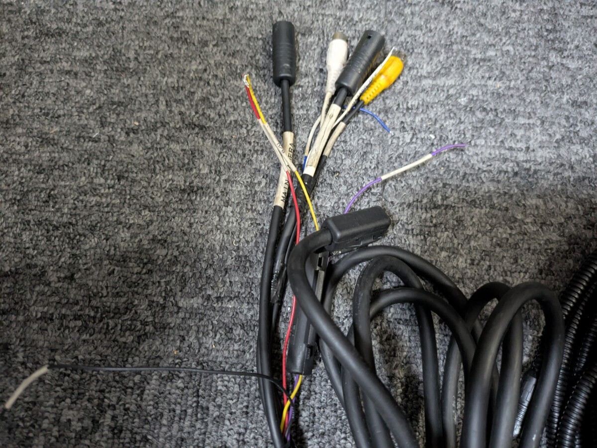 送料無料 クラリオン バックカメラ バックモニター Clarion CJ-7600 CC-6600 ケーブル ミラーマウント 動作確認 フルセット B14_画像6