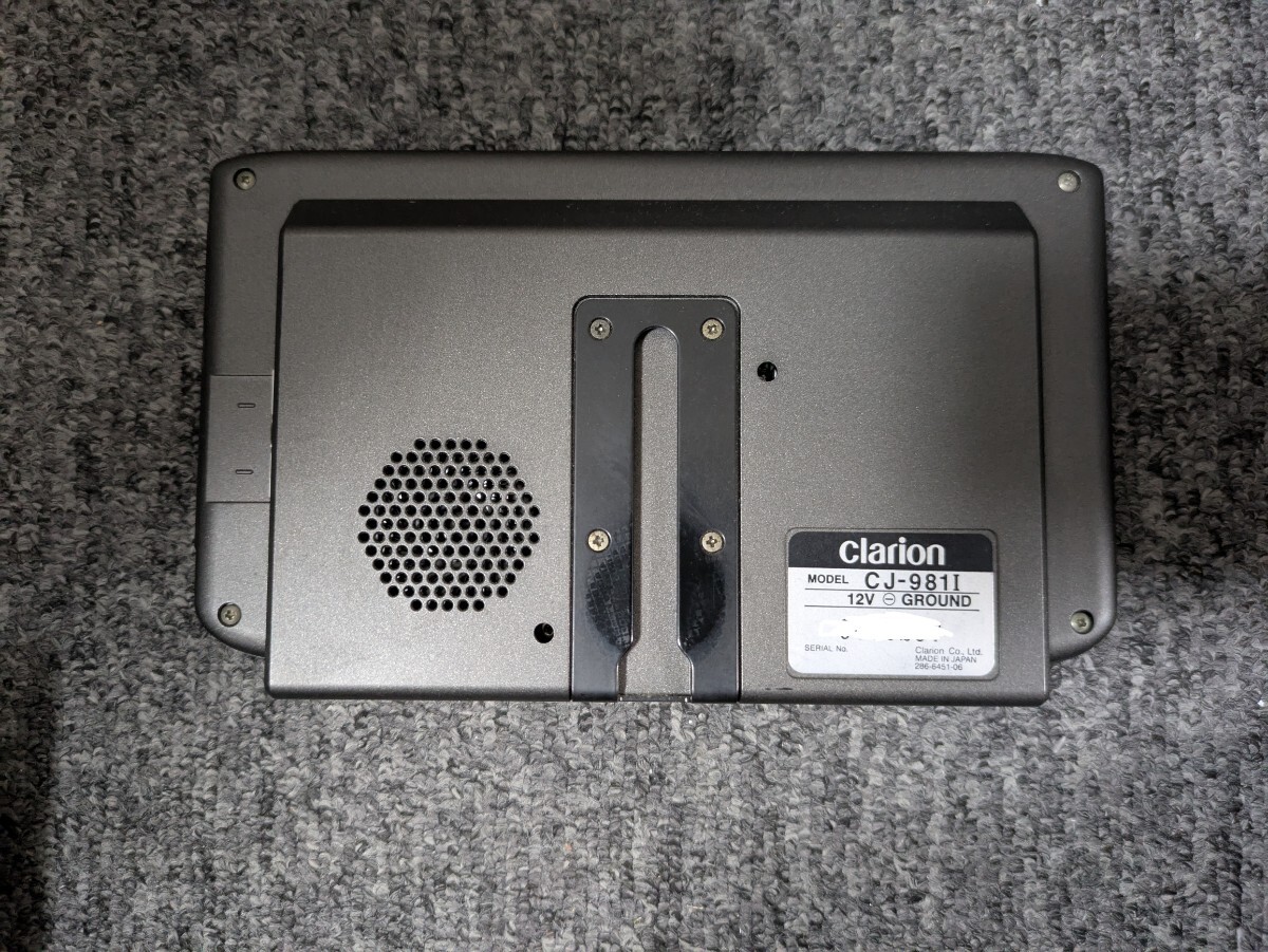 ★送料無料　 クラリオン Clarion バックモニター CJ-981I モニターのみ CJ-981 動作確認　A14_画像6