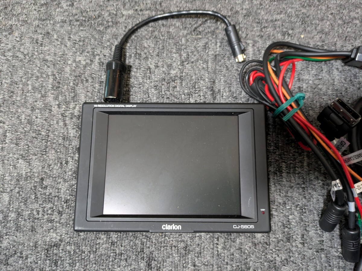 ★送料無料　CJ-5605 クラリオン　clarion バックモニター 変換アダプタ バックカメラ用　動作確認　cca-789-100 C02_画像4