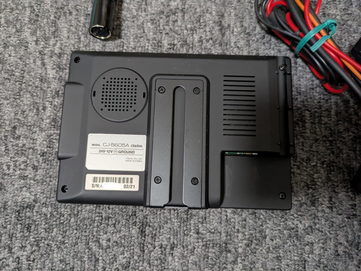 ★送料無料　CJ-5605 クラリオン　clarion バックモニター 変換アダプタ バックカメラ用　動作確認　cca-789-100 C02_画像7