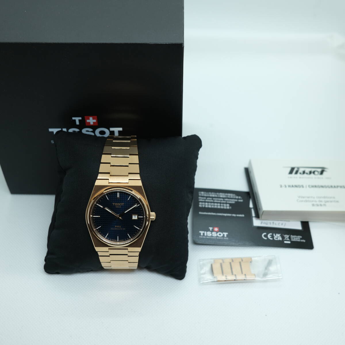 TISSOT PRX パワーマチック80 ローズゴールド_画像7