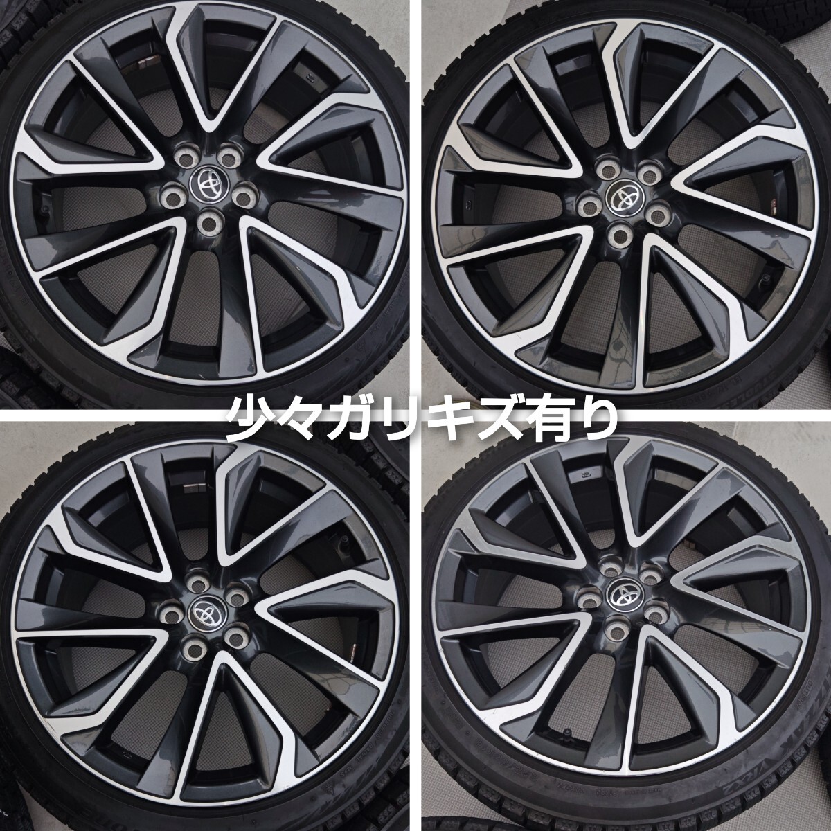 TOYOTA トヨタ カローラスポーツ カローラツーリング 18インチ 純正ホイール スタッドレスタイヤ 2019 年製　BLIZZAK VRX2　南956_画像2