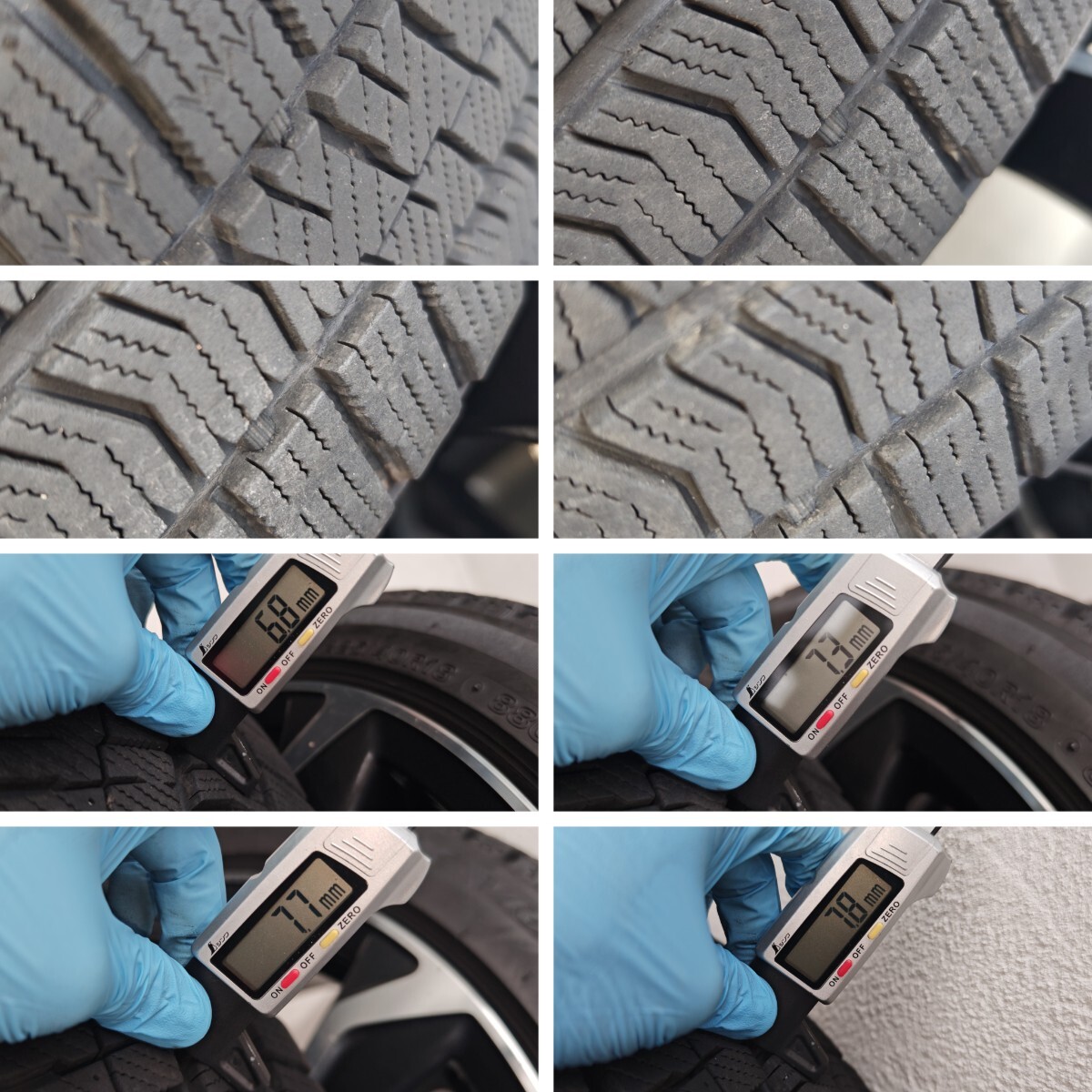 TOYOTA トヨタ カローラスポーツ カローラツーリング 18インチ 純正ホイール スタッドレスタイヤ 2019 年製　BLIZZAK VRX2　南956_画像5