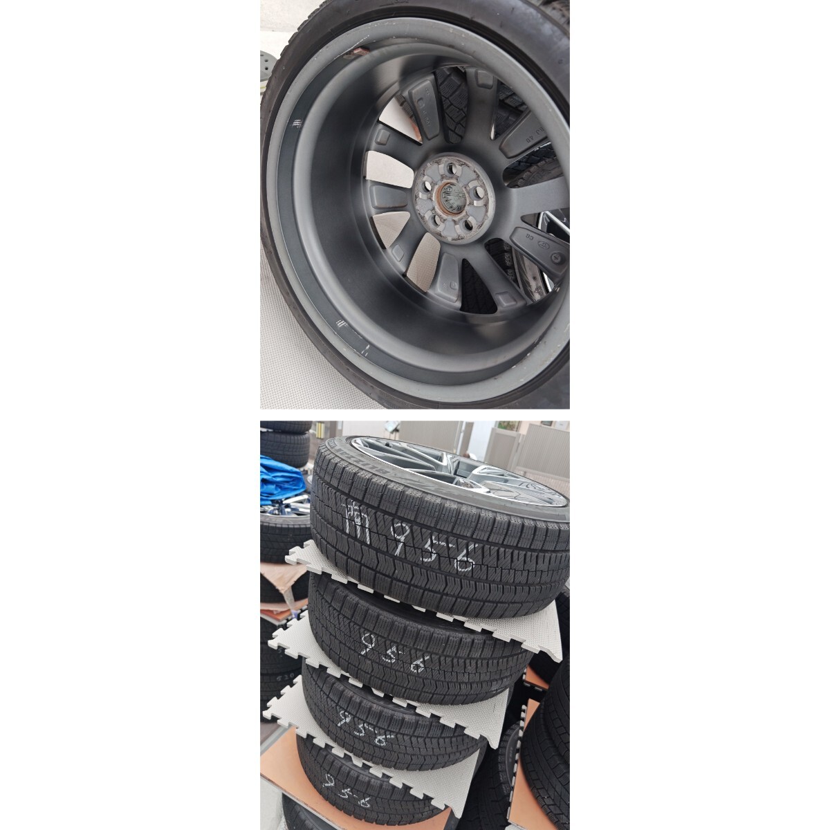 TOYOTA トヨタ カローラスポーツ カローラツーリング 18インチ 純正ホイール スタッドレスタイヤ 2019 年製　BLIZZAK VRX2　南956_画像7