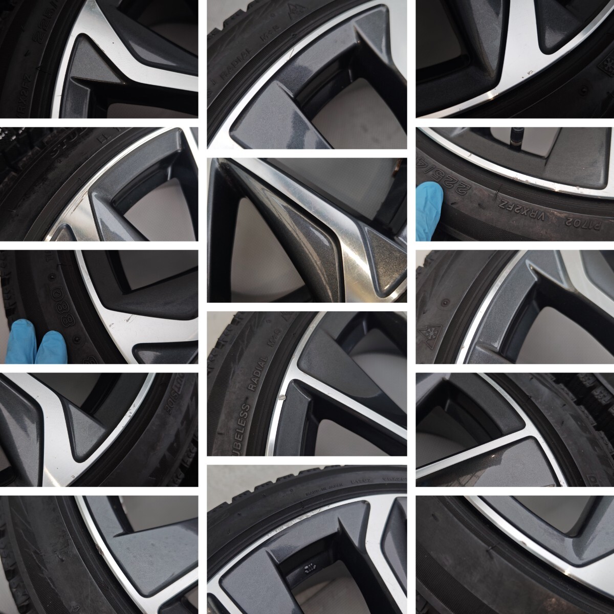 TOYOTA トヨタ カローラスポーツ カローラツーリング 18インチ 純正ホイール スタッドレスタイヤ 2019 年製　BLIZZAK VRX2　南956_画像8