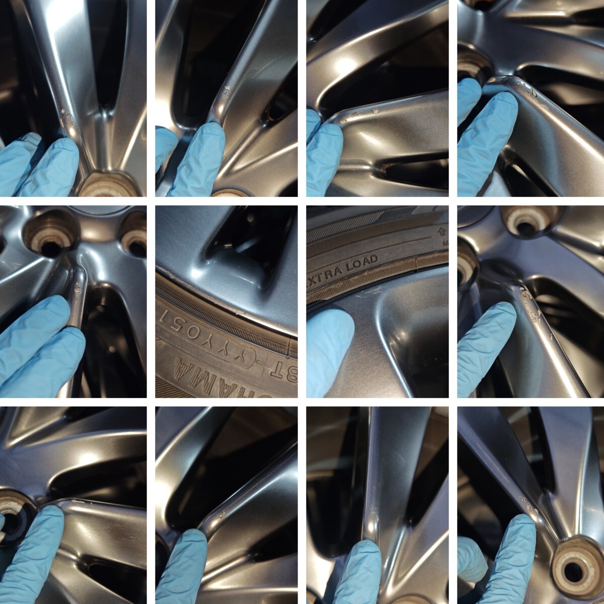 245/40R19　HONDA　ホンダ 純正 KC2 レジェンド純正 ヨコハマ iG60 スタッドレスタイヤ 4本　■19×8J 120/5H ET50■　南837_画像7