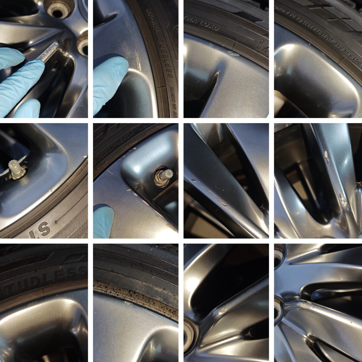 245/40R19　HONDA　ホンダ 純正 KC2 レジェンド純正 ヨコハマ iG60 スタッドレスタイヤ 4本　■19×8J 120/5H ET50■　南837_画像8