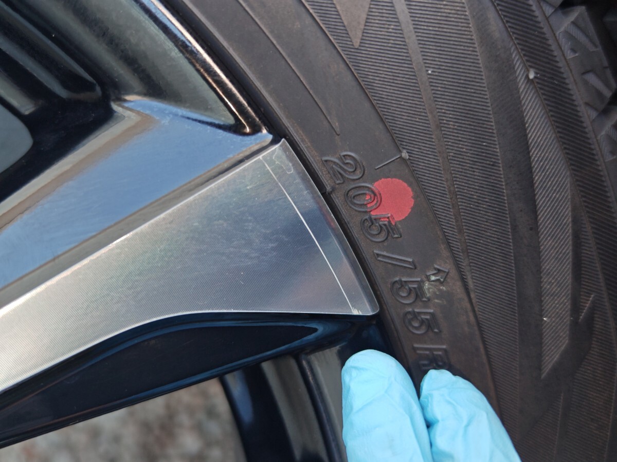 TOYOTA トヨタ ノア NOAH ヴォクシー VOXY 90系 S-Z純正 SZ スタッドレスタイヤ 17インチ 純正ホイール 205/55R17 4本 ヨコハマ IG70 中680_画像9