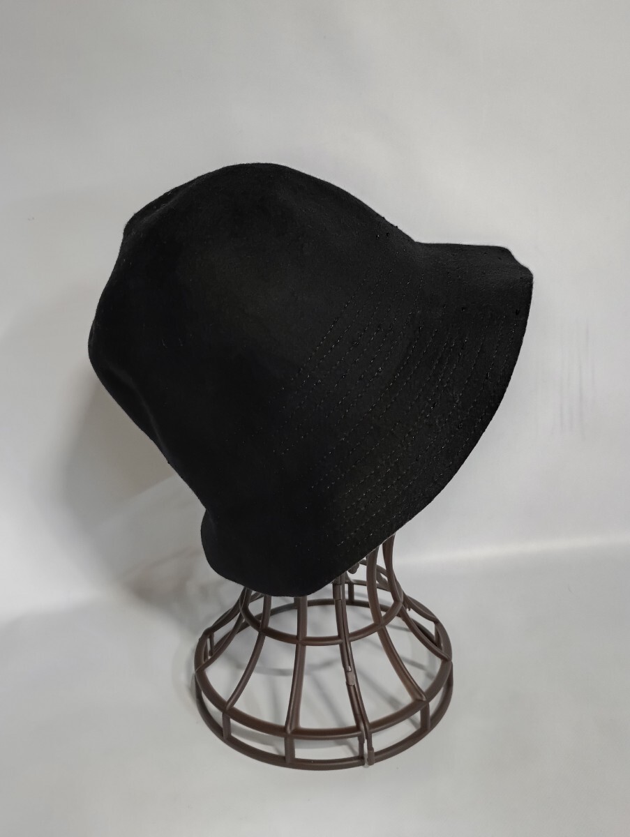 ca4la CA4LA сделано в Японии шерсть фетр 100 чёрный панама панама шляпа черный 