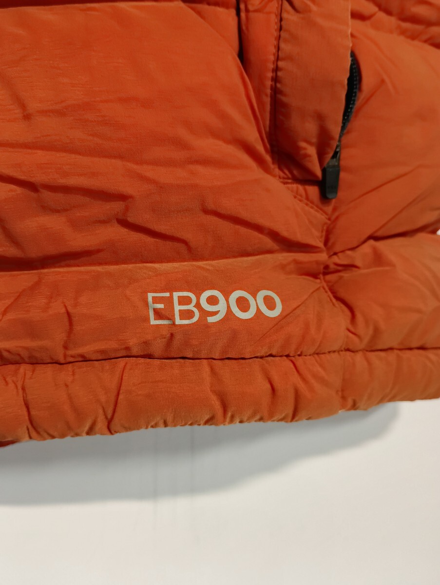EDDIE BAUER エディーバウアー　エディバウアー　オレンジ　EB900 肉厚　ダウンベストジャケット　ジャンパー　ジャンバー　M 朱色_画像5