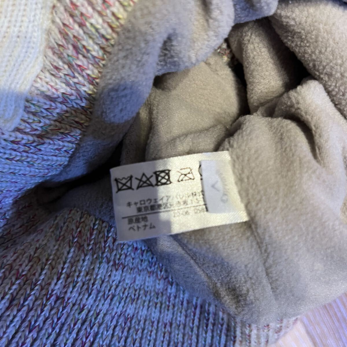 【美品】Callaway(キャロウェイ)ニットキャップ/ピンク メランジ/フリーサイズ/ゆうパケットポスト発送_画像3