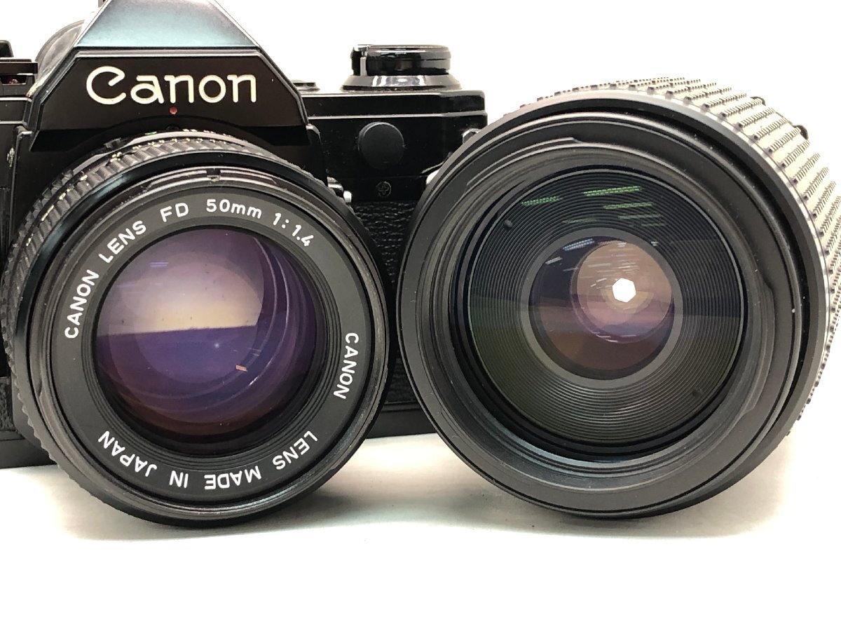 Canon AE-1 FD 50mm 1:1.4 / 75-200mm 1:4.5 однообъективный зеркальный камера Junk б/у [UW110367]*