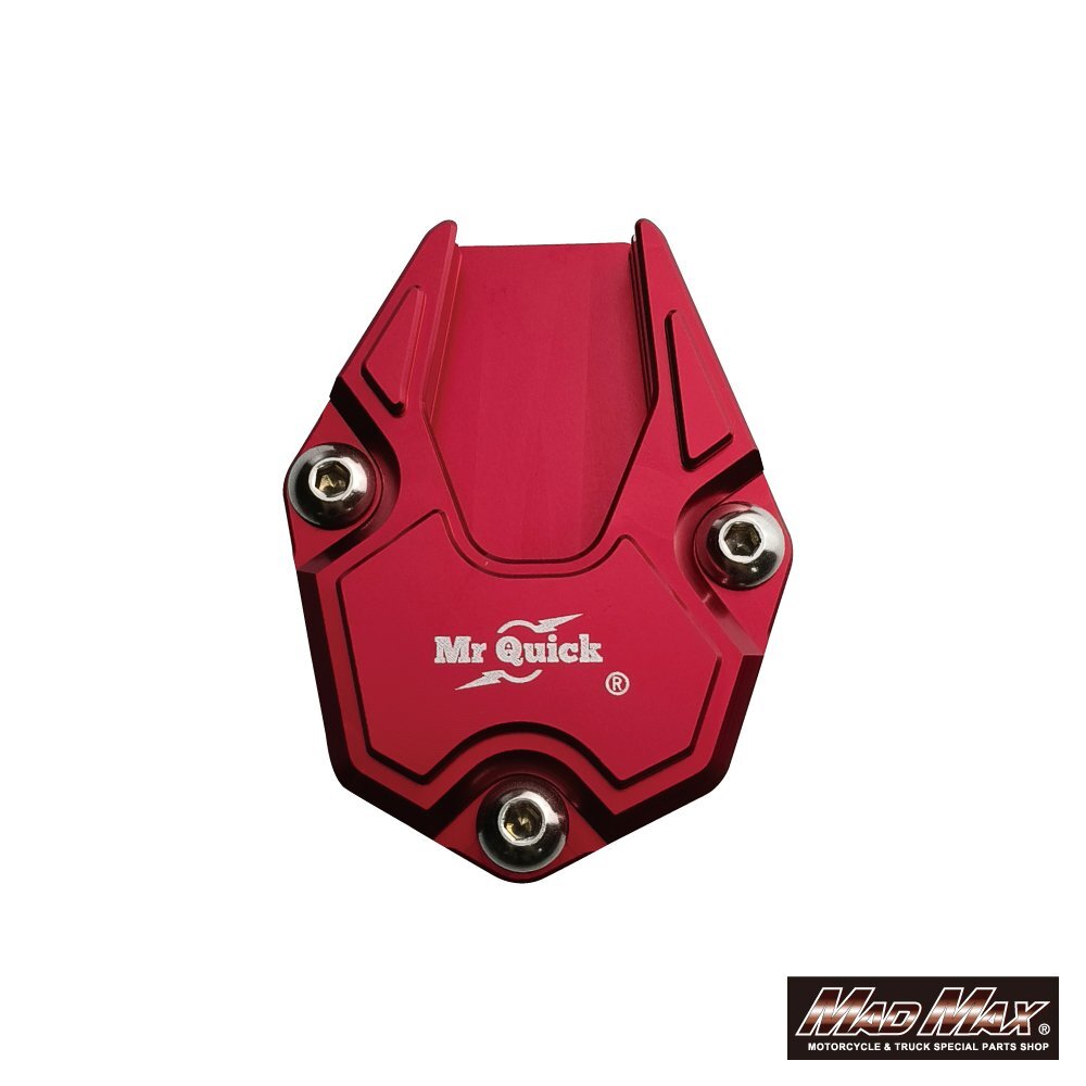 バイク用品 Mr Quick製 HONDA ホンダ DAX125(ST125)/モンキー125用 アルミ サイドスタンドエンド レッド/カスタム【メール便送料210円】_画像2