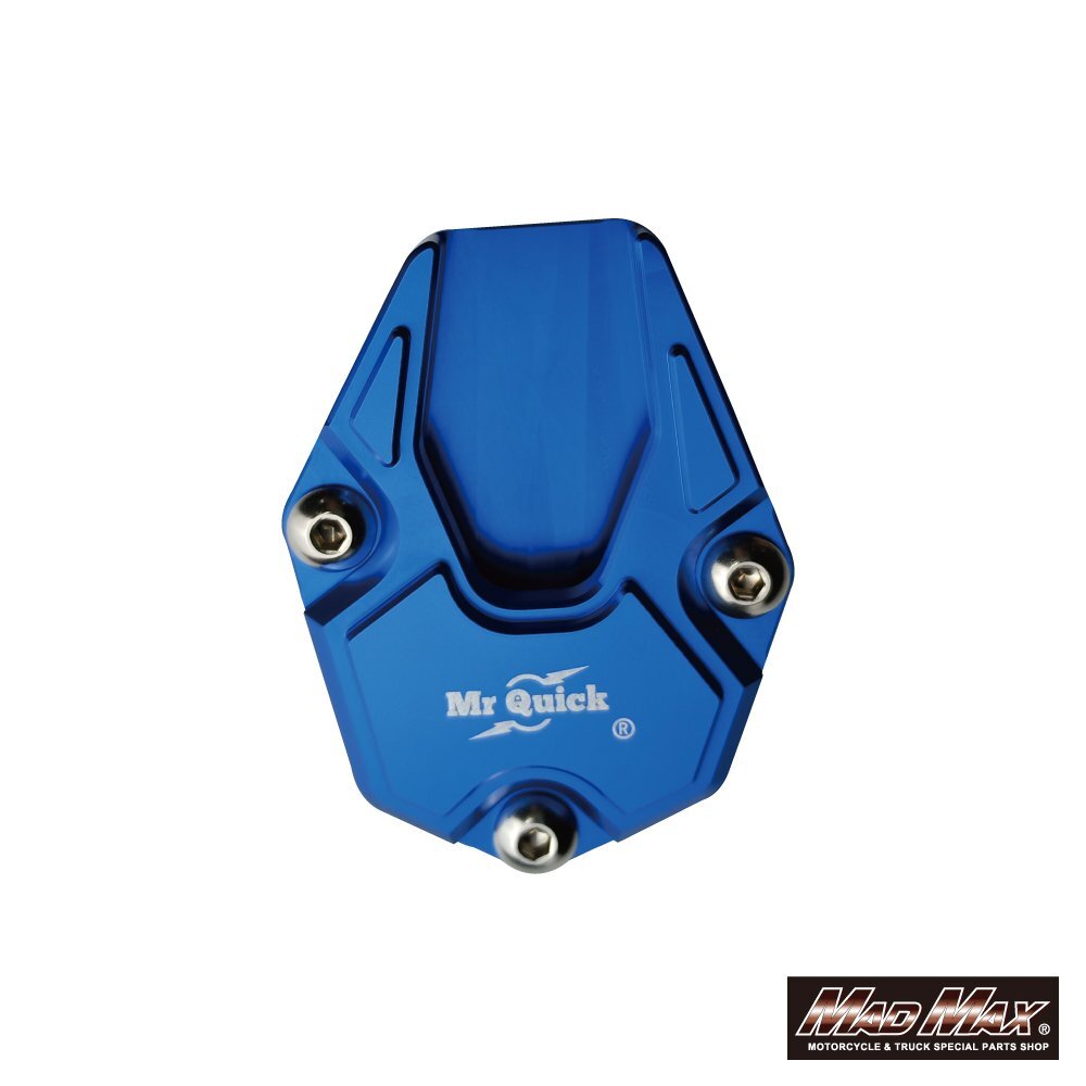バイク用品 Mr Quick製 HONDA ホンダ DAX125(ST125)/モンキー125用 アルミ サイドスタンドエンド ブルー/カスタム【メール便送料210円】_画像2
