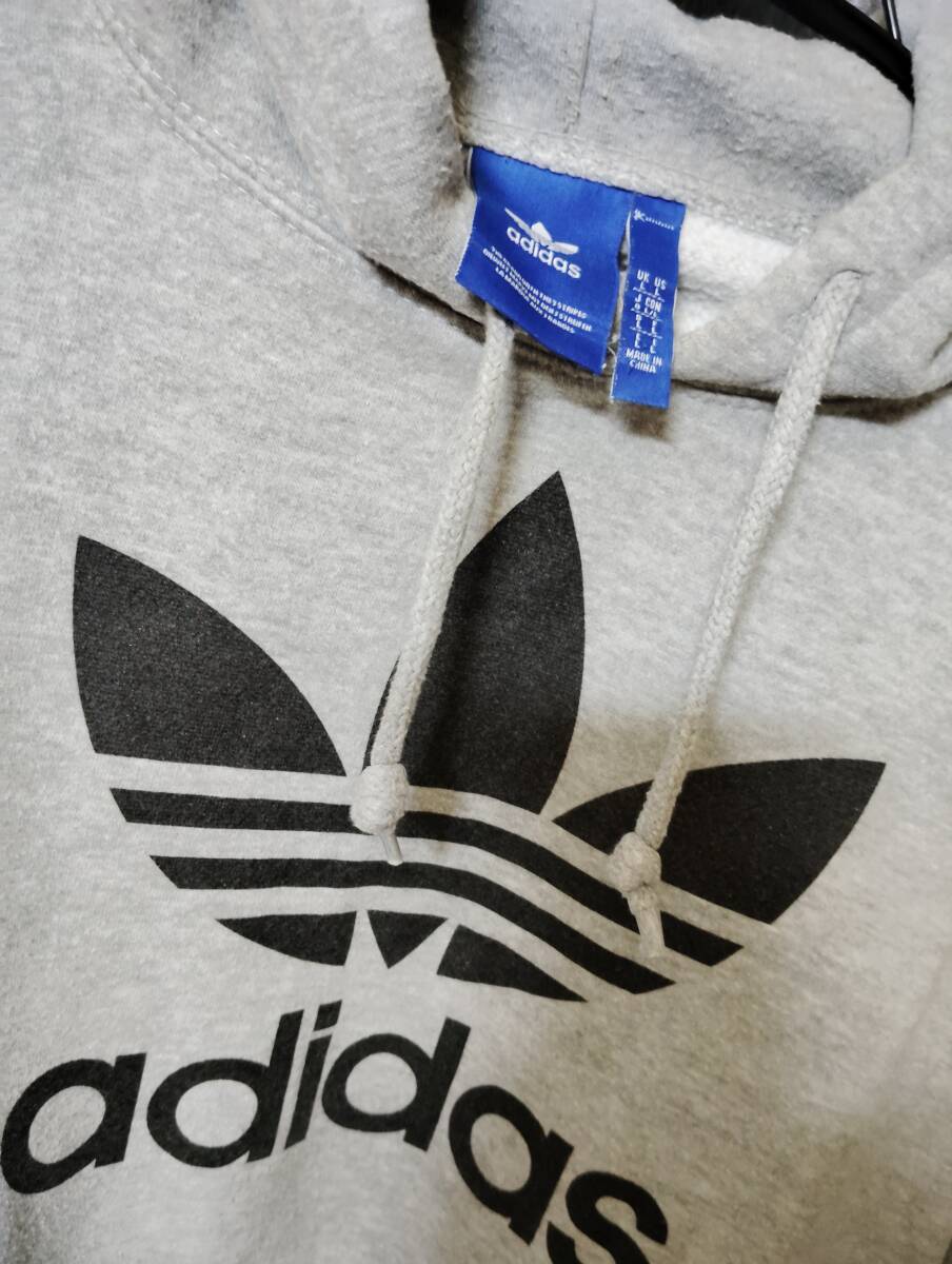 популярный * Adidas adidas Parker тренировочный серый O XL размер простой обычно надеты спорт часть магазин надеты . верхняя одежда tops мужчина женщина OK