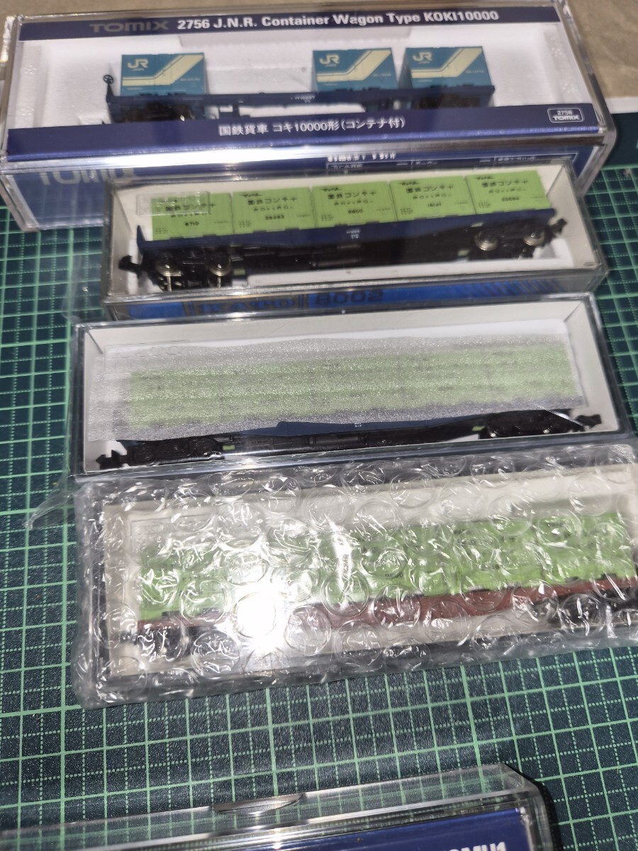 TOMIX国鉄貨車コム、コキ、 KATO コキ形貨車_画像2