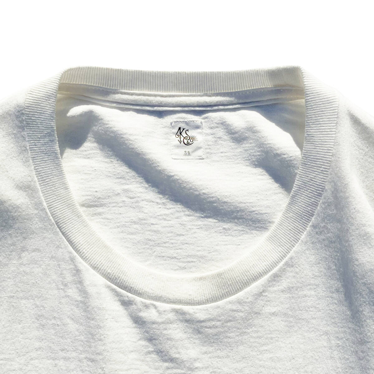 KAPTAIN SUNSHINE ロンT 38サイズ ホワイト キャプテンサンシャイン KS9FCS11 白 ライン 長袖 _画像3
