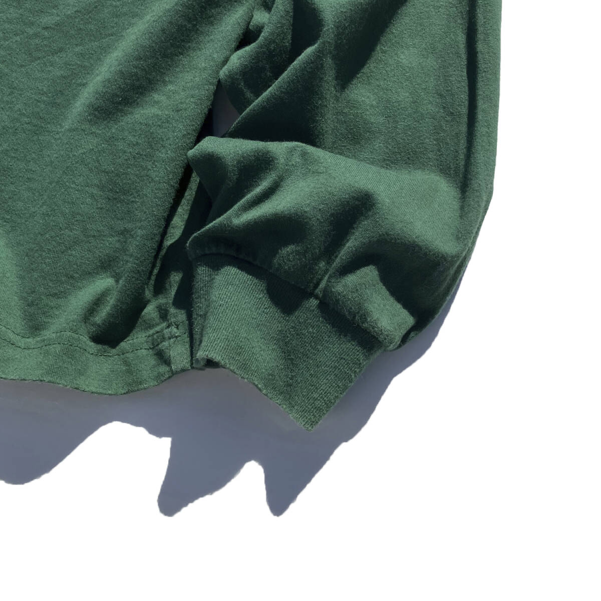 XLARGE ロンT Lサイズ バックプリント グリーン 101224011005 BATHTUB FAIRY L/S POCKET TEE エクストララージ 緑 長袖_画像6