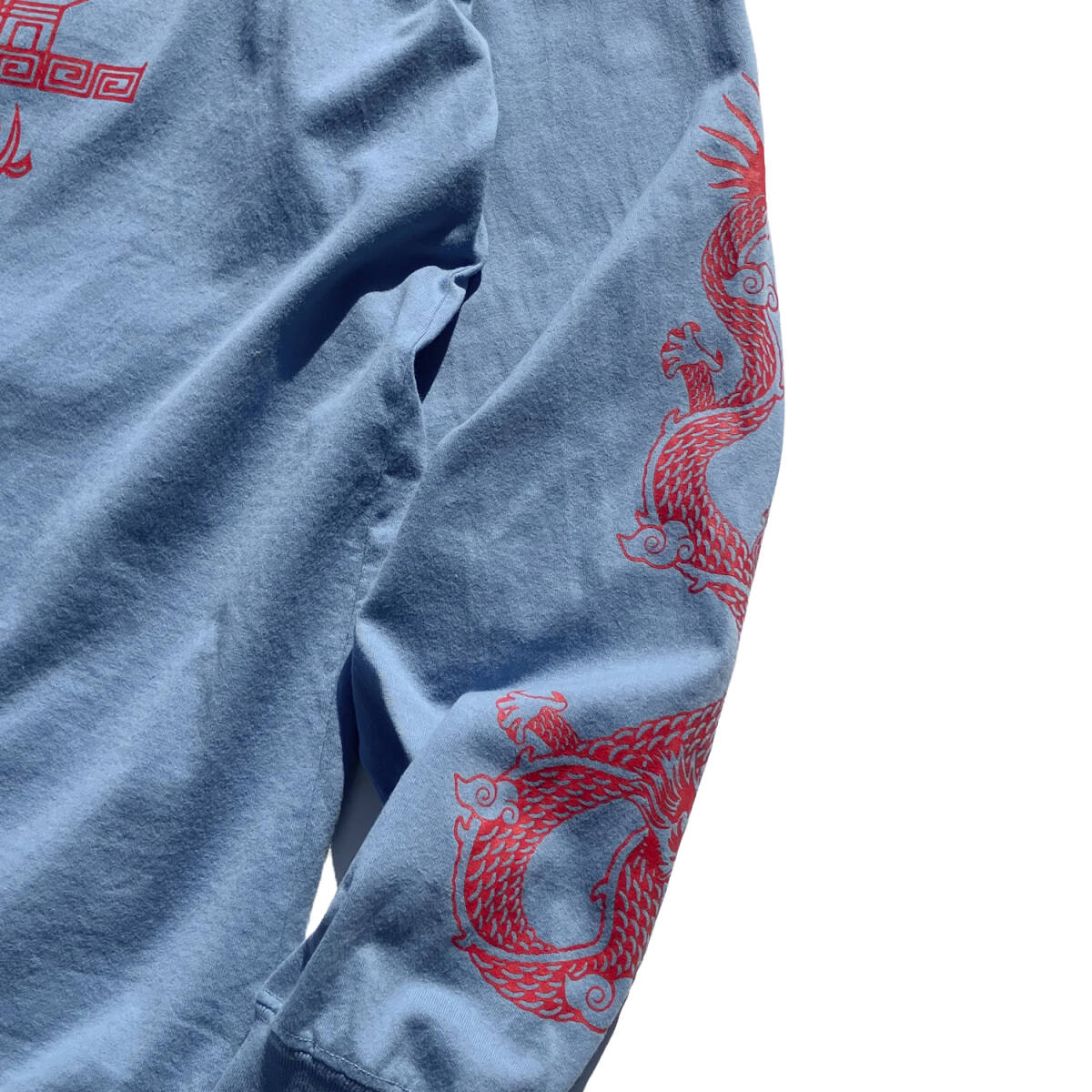 Xgirl ロンT Lサイズ(メンズMサイズ相当) CHINESE DRAGON L/S TEE 105213011005 エックスガール _画像3