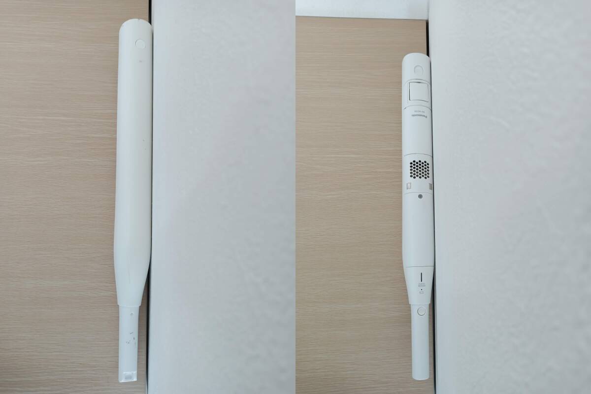 【BE-3707】Panasonic　パナソニック　MC-NS10K　2021年製　コードレスクリーナー　掃除機　専用ゴミ収集ドック付　通電確認済　簡易掃除済_画像6