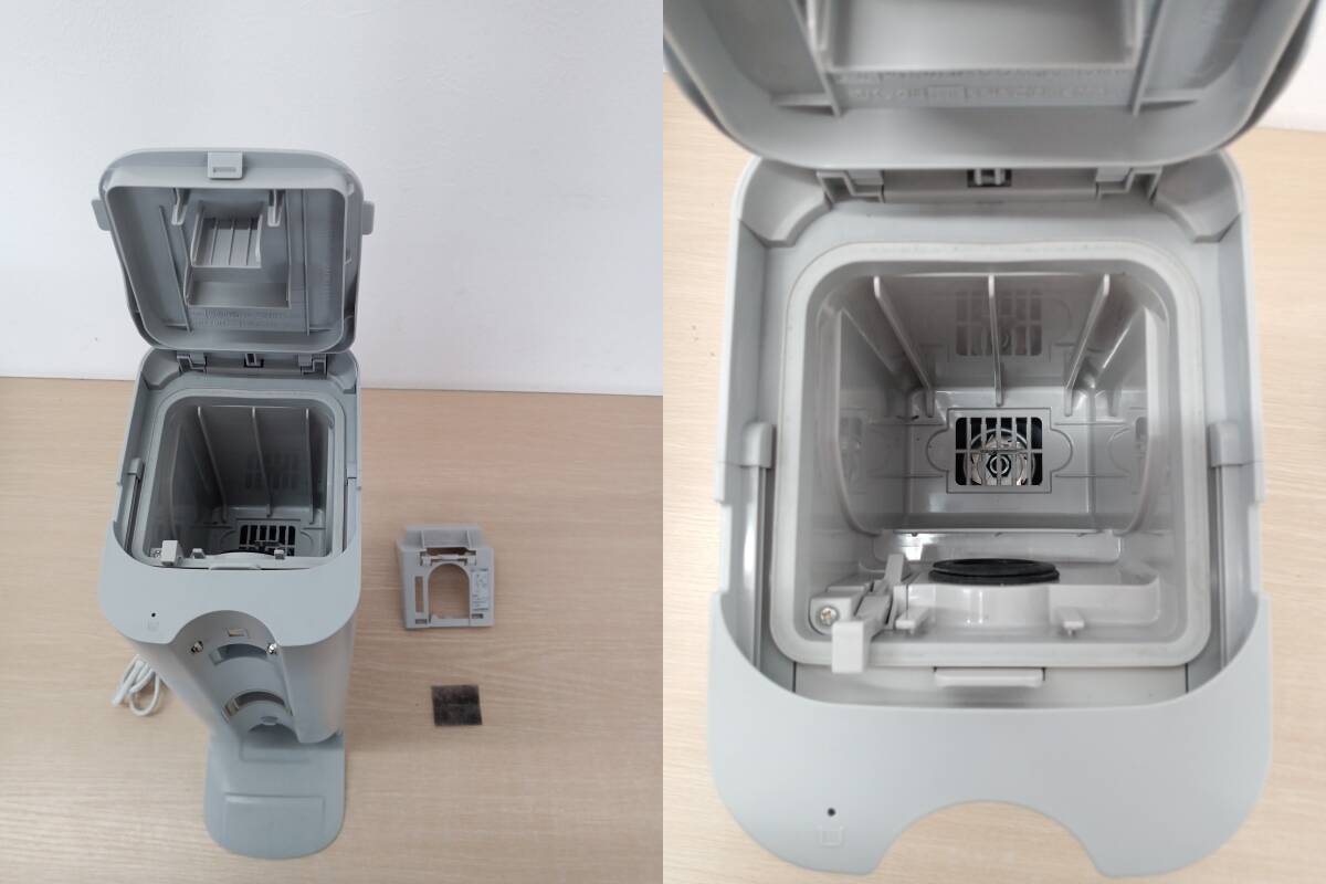 【BE-3753】Panasonic　パナソニック　MC-NS70F　クリーンドック付き　コードレスクリーナー　掃除機　通電確認済　簡易清掃済_画像8