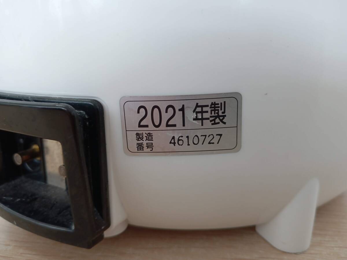 【BE-3762】ZOJIRUSHI　象印　EE-RR50-WA　2021年製　スチーム式加湿器　通電確認済　簡易清掃済_画像9