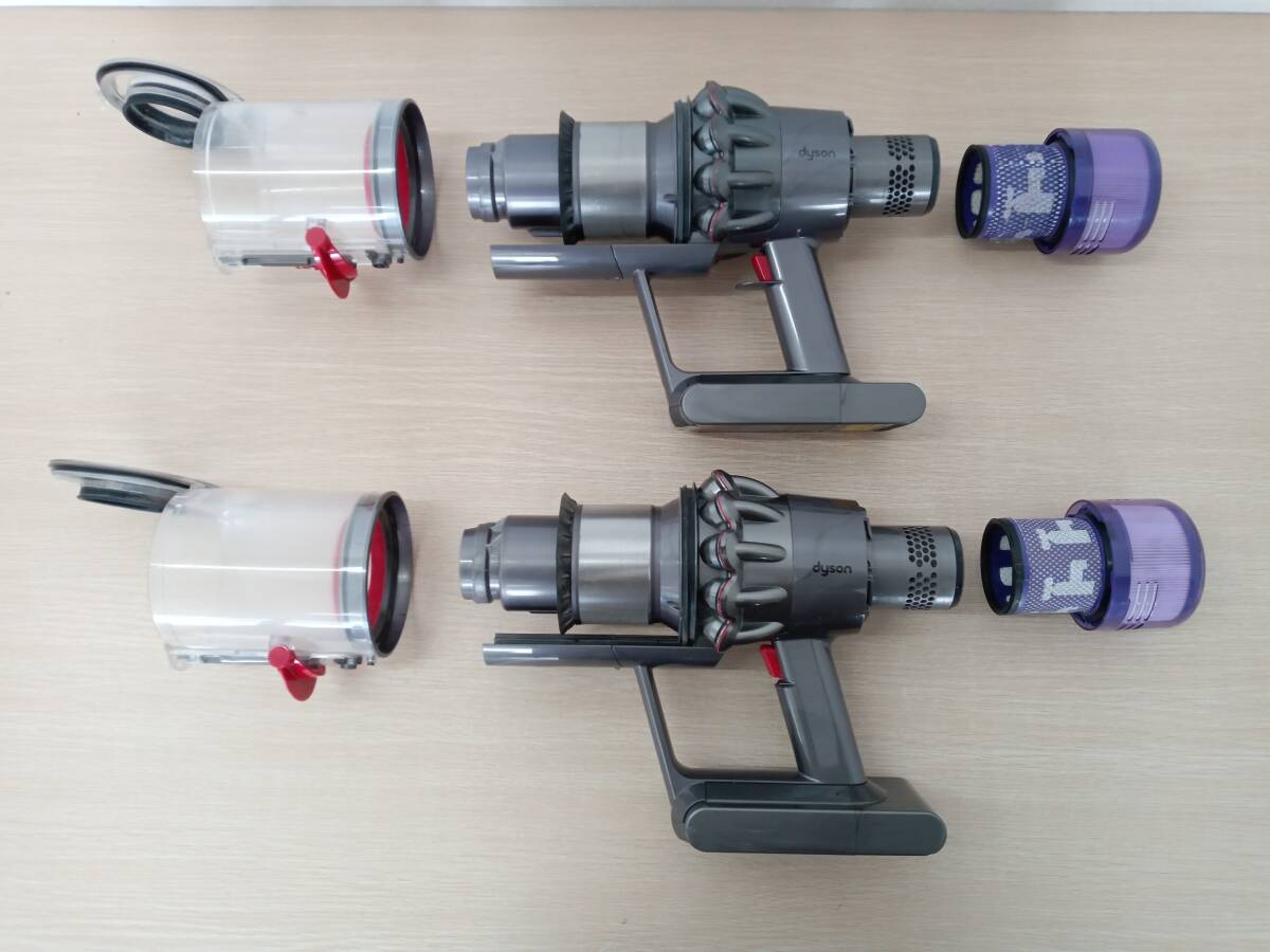 【BE-3614　BE-3615】dyson　ダイソン　SV14　V10　コードレスクリーナー　掃除機　2台セット　ジャンク品　簡易清掃済_画像5