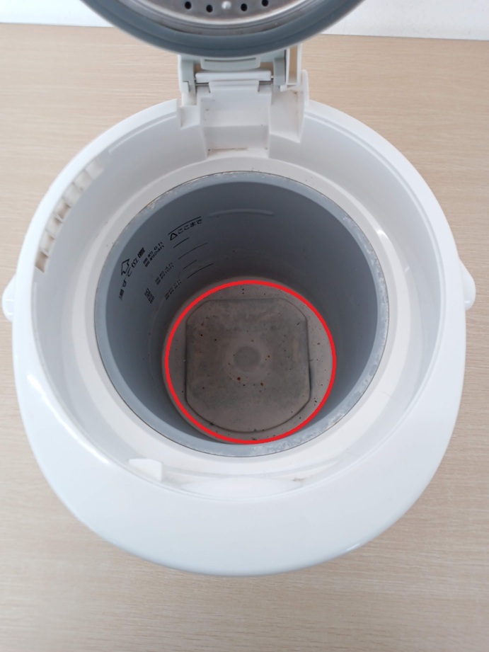 【BE-3762】ZOJIRUSHI　象印　EE-RR50-WA　2021年製　スチーム式加湿器　通電確認済　簡易清掃済_画像7