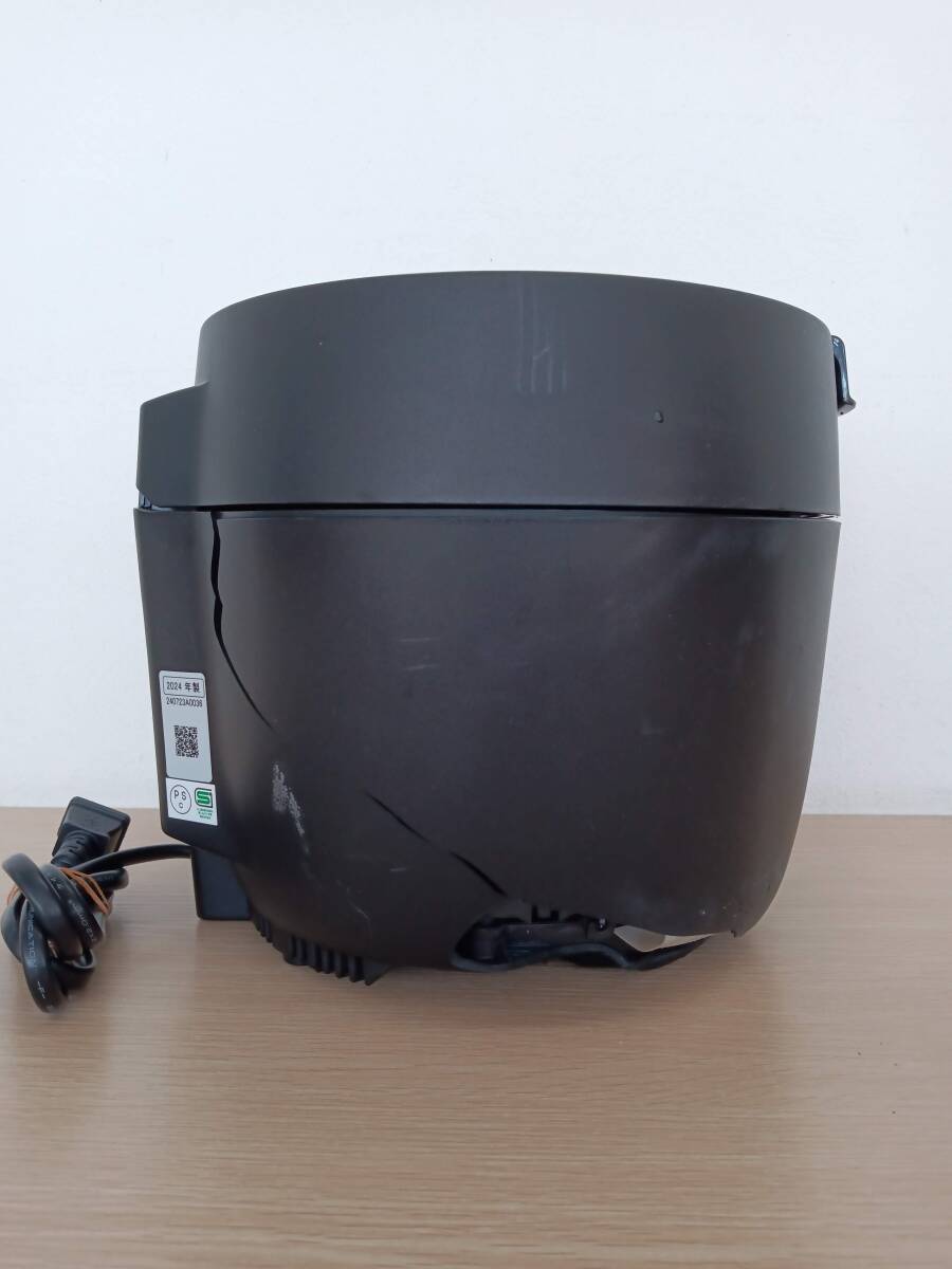 【BE-3741】Panasonic パナソニック SR-CR10A 2024年製 圧力IHジャー炊飯器 5合炊き 通電確認済 簡易掃除済_画像5