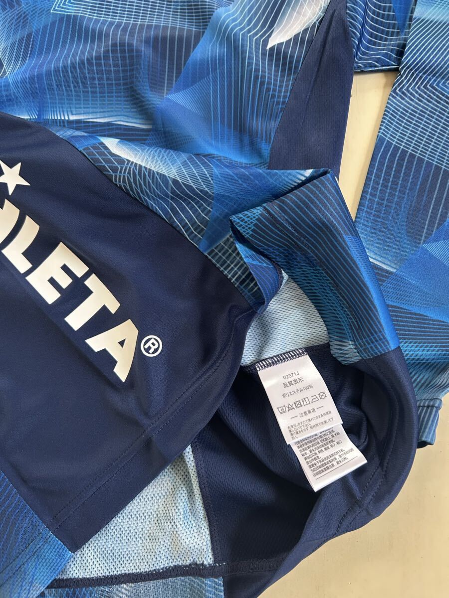 新品タグ付き　メンズO ATHLETAアスレタ 長袖プラクティスシャツ　ネイビー_画像6