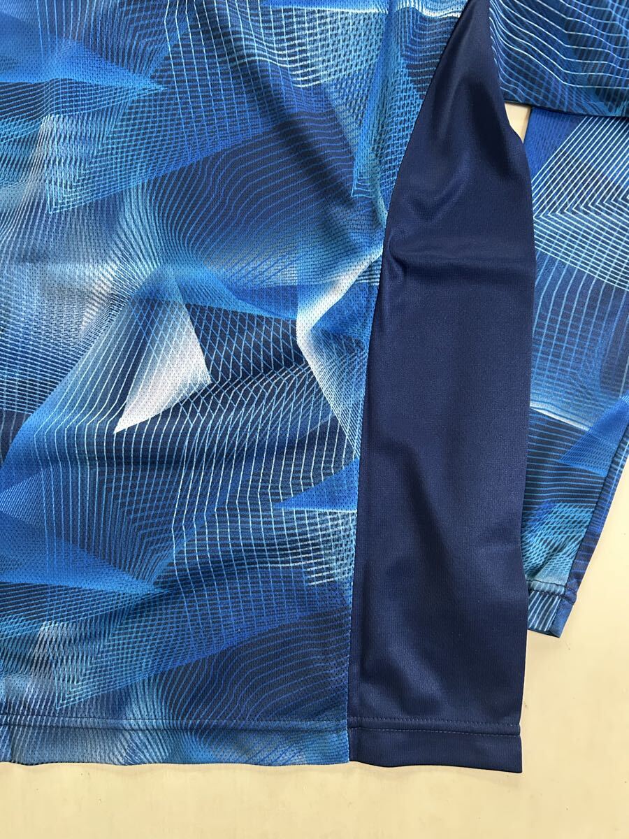 新品タグ付き　メンズO ATHLETAアスレタ 長袖プラクティスシャツ　ネイビー_画像8